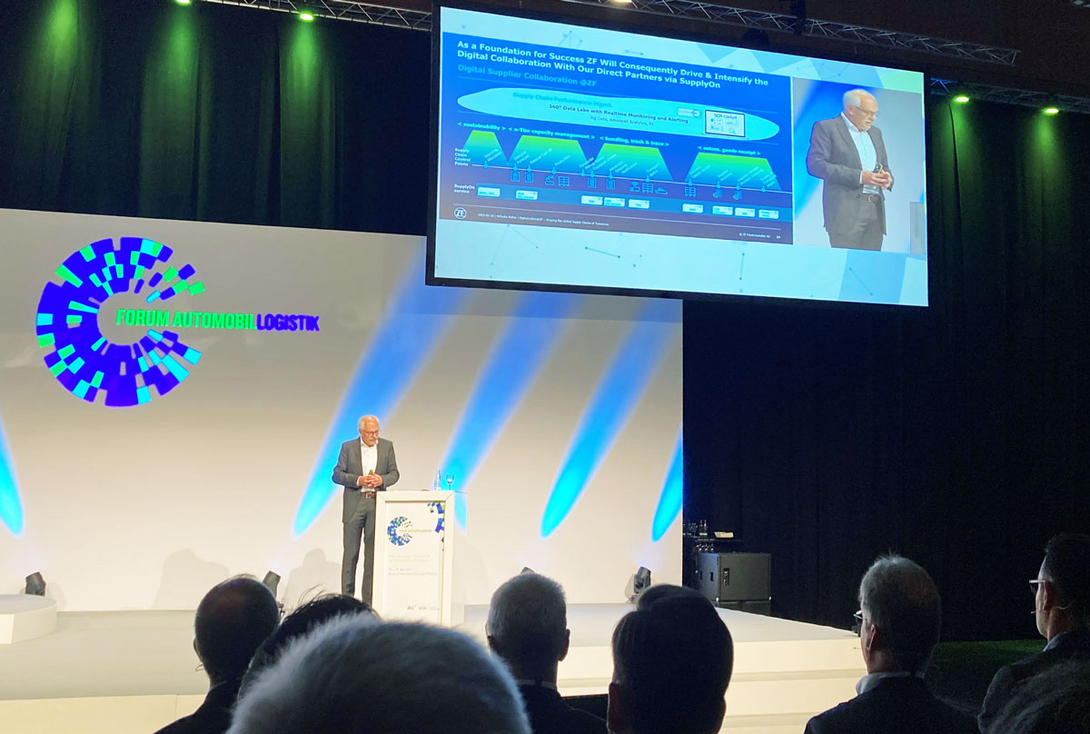 "As a foundation for success, ZF will consequently drive & intensify the digital collaboration with our direct partners via SupplyOn", says Wilhelm Rehm (ZF)