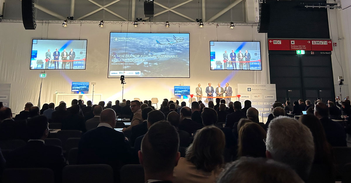 Aviation Forum 2022: Eine neue Ära der Luftfahrt – nachhaltig, widerstandsfähig, gemeinsam