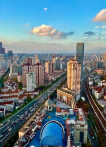 Sicht über Shanghai vom SupplyOn China Office 