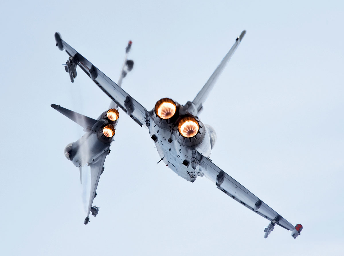 Bild unterliegt Copyright von Leonardo S.p.A.: Eurofighter Typhoons der österreichischen Luftstreitkräfte