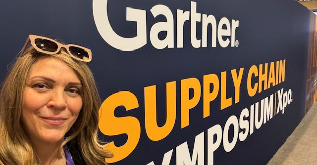 Cathy at the Gartner Supply Chain Symposium/ Xpo