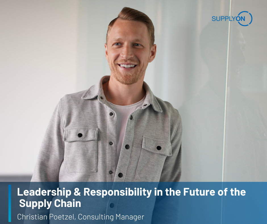 Supply Chain Digitalization Consultant at SupplyOn: Taking responsibility and shaping the future of the supply chain