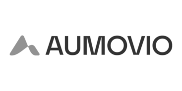 AUMOVIO logo with a stylised grey A symbol on the left and the word AUMOVIO in bold black letters on a white background.