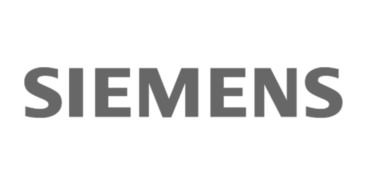 The image shows the Siemens logo, featuring the word SIEMENS in bold, grey capital letters on a white background.