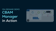 Screenshot of a CBAM reporting dashboard demo with charts and graphs, alongside text that reads “CBAM Reporting in Action” and the SupplyOn logo.